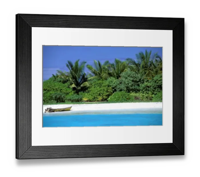Framed Print : Asia, Maldives. North Male Atoll