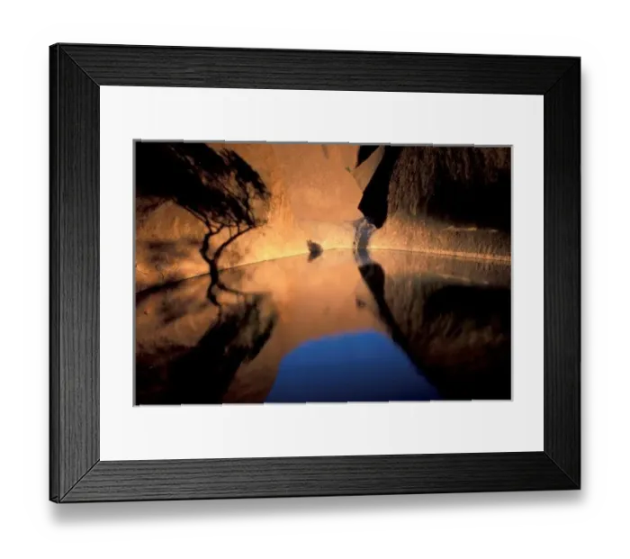 Framed Print : Australia, Uluru National Park. Uluru or Ayers Rock