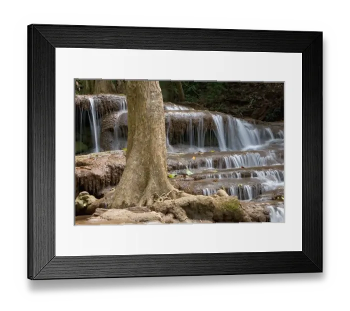 Framed Print : Asia, Waterfall
