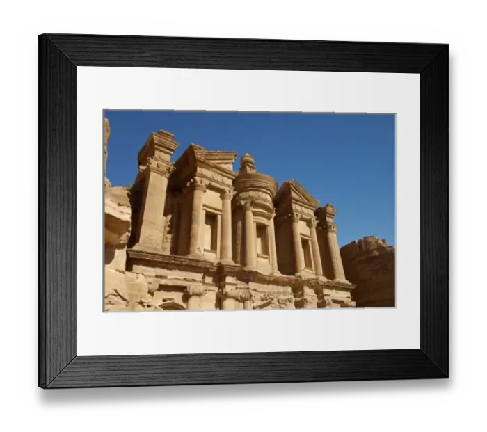 Framed Print : Jordan, Petra, The Monastery, Al Deir Framed Print : Jordan, Petra, The Monastery, Al Deir