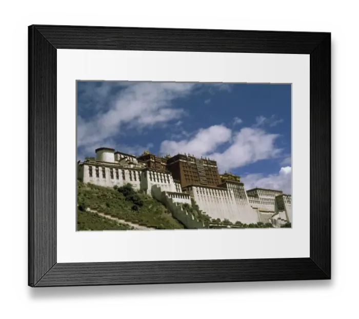 Framed Print : Asia, Tibet, Lhasa. Potala Palace Framed Print : Asia, Tibet, Lhasa. Potala Palace