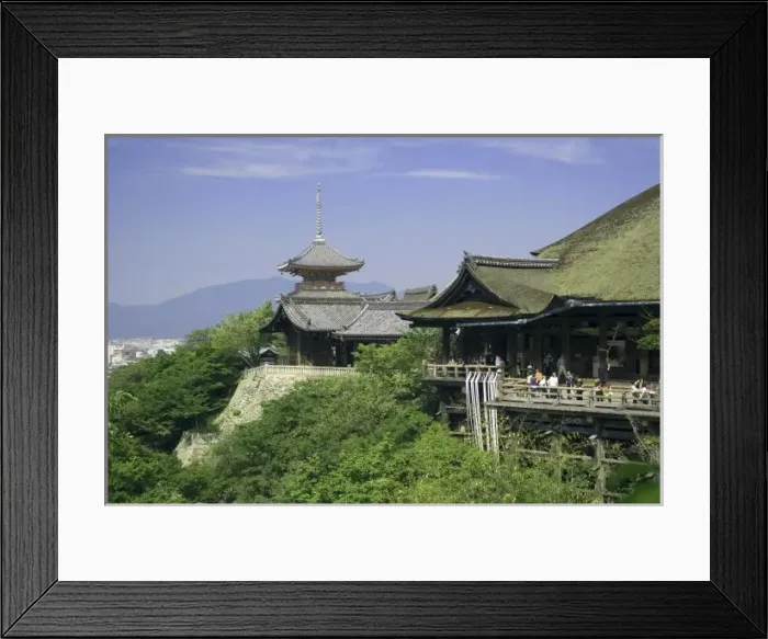 Framed Print : Japan, Kyoto, The View from Kiyomizu Temple