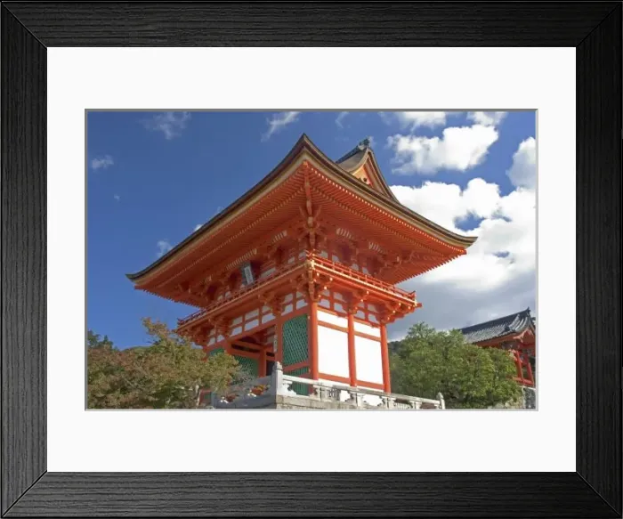 Framed Print : Japan, Kyoto, Soaring Gate of Temple Framed Print : Japan, Kyoto, Soaring Gate of Temple
