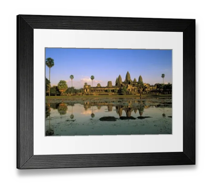 Framed Print : Asia, Cambodia, Siem Reap. Angkor Wat