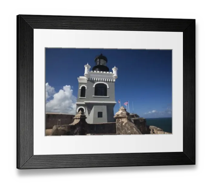 Framed Print : Puerto Rico, San Juan, Old San Juan, El Morro Fortress, lighthouse Framed Print : Puerto Rico, San Juan, Old San Juan, El Morro Fortress, lighthouse