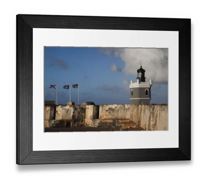 Framed Print : Puerto Rico, San Juan, Old San Juan, San Felipe del Morro Fort, El Morro lighthouse Framed Print : Puerto Rico, San Juan, Old San Juan, San Felipe del Morro Fort, El Morro lighthouse
