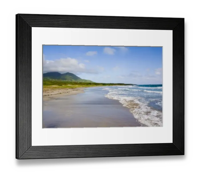 Framed Print : Windward Beach, Nevis Framed Print : Windward Beach, Nevis