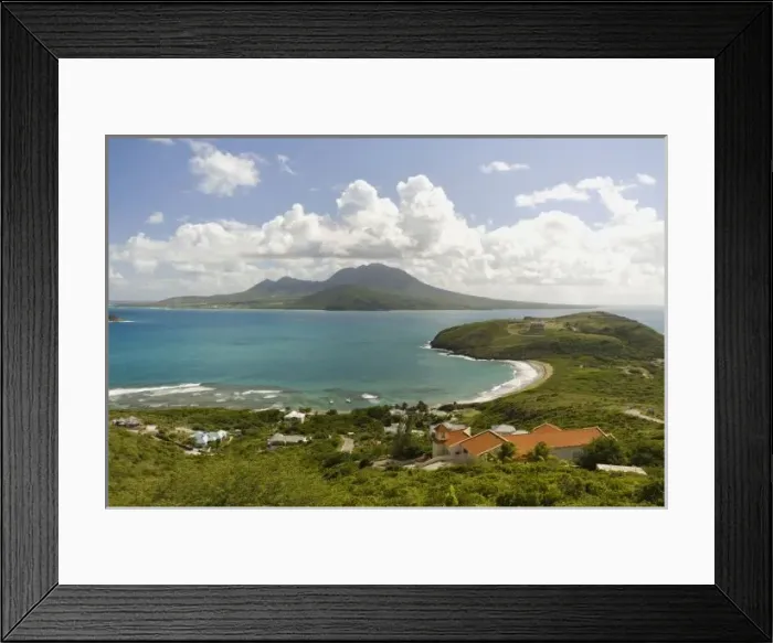 Framed Print : Turtle Beach, southeast peninsula, St Kitts, Caribbean Framed Print : Turtle Beach, southeast peninsula, St Kitts, Caribbean