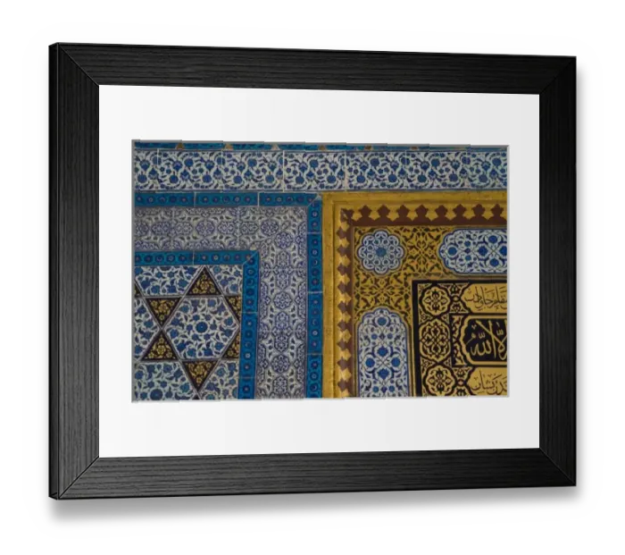 Framed Print : Middle East Turkey and city of Istanbul with the Topkapi Palace and all of the fine tile Framed Print : Middle East Turkey and city of Istanbul with the Topkapi Palace and all of the fine tile