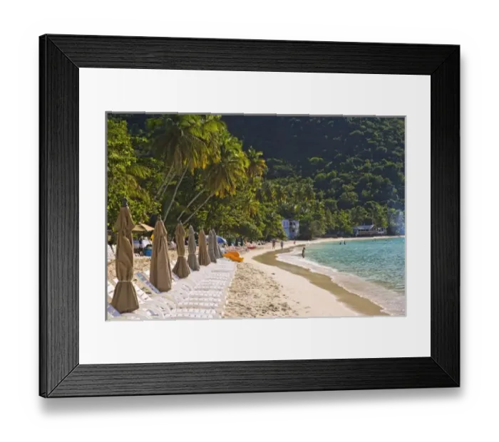 Framed Print : Beach at Cane Garden Framed Print : Beach at Cane Garden