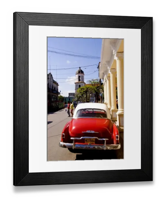 Framed Print : Old classic American auto in Guanabacoa a town near Havana Cuba Habana Framed Print : Old classic American auto in Guanabacoa a town near Havana Cuba Habana