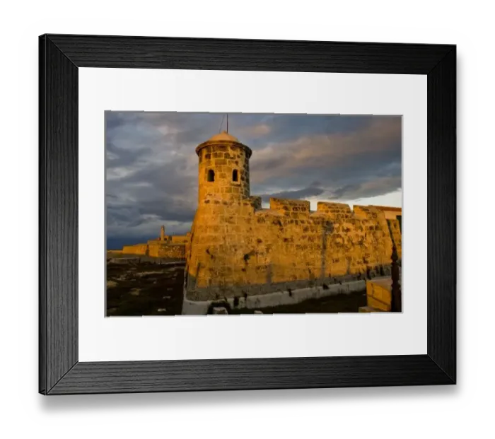 Framed Print : Castillo de San Salvador de La Punta, guarding Havana harbor, Cuba Framed Print : Castillo de San Salvador de La Punta, guarding Havana harbor, Cuba