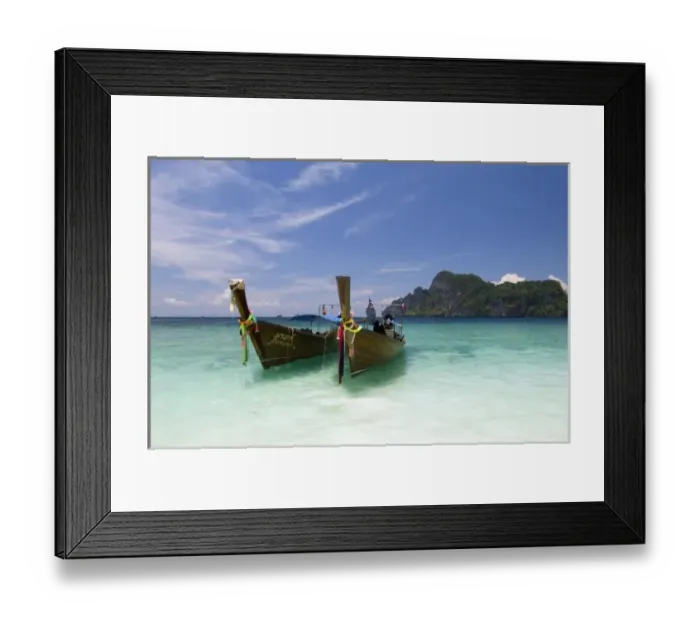 Framed Print : Thailand, Phi Phi Don Island, Yong Kasem beach, known as Monkey Beach Framed Print : Thailand, Phi Phi Don Island, Yong Kasem beach, known as Monkey Beach