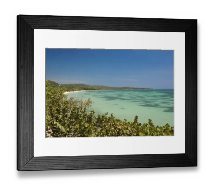 Framed Print : Bluefields, Jamaica Southwest Coast Framed Print : Bluefields, Jamaica Southwest Coast