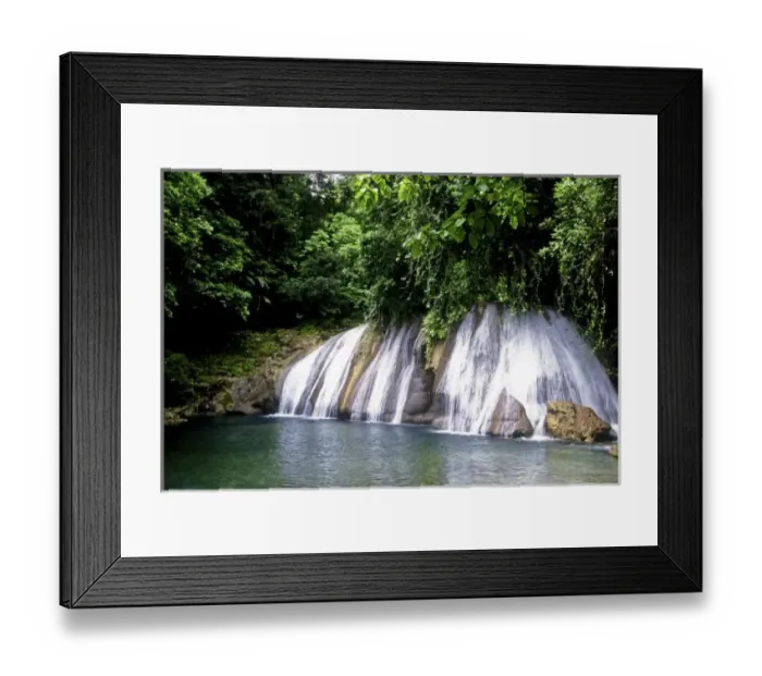 Framed Print : Reach Falls, Port Antonio, Jamaica Framed Print : Reach Falls, Port Antonio, Jamaica