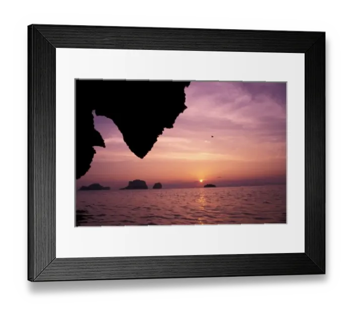 Framed Print : Thailand, Rai Leh Beach. Karst (limestone) islands of Andman Sea Framed Print : Thailand, Rai Leh Beach. Karst (limestone) islands of Andman Sea