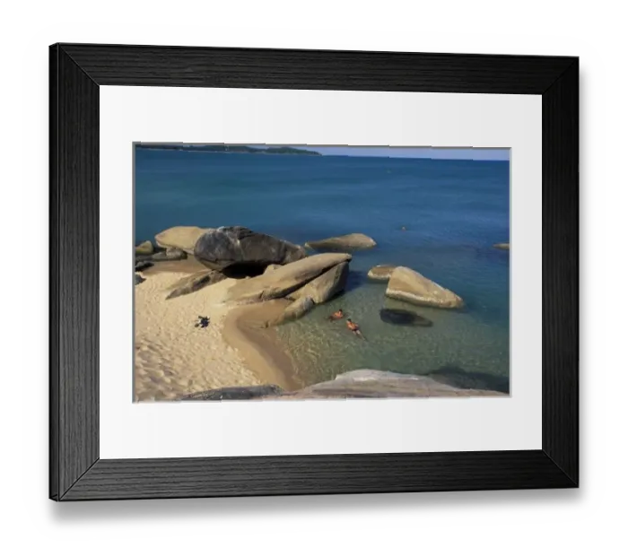 Framed Print : Asia, Thailand, Samui. Beach