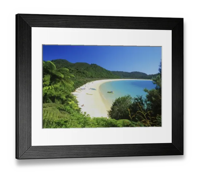 Framed Print : Tonga Bay, Abel Tasman NP, South Island, New Zealand