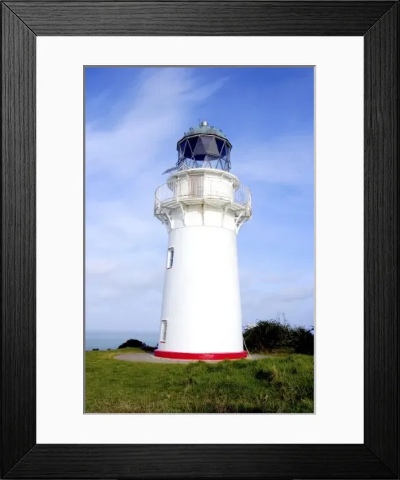 Framed Print : Te Araroa, New Zealand. A lighthouse gives warning to ships approaching the eastern Framed Print : Te Araroa, New Zealand. A lighthouse gives warning to ships approaching the eastern