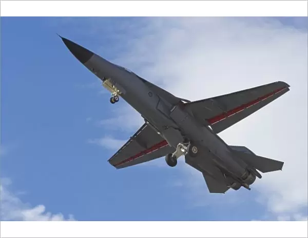 New Zealand, Otago, Wanaka, Warbirds Over Wanaka, General Dynamics F-111 Swing Wing Jet Fighter