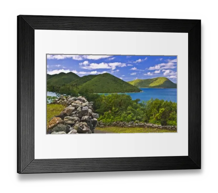 Framed Print : A stop at the Annaberg Sugar Mill, St. John U. S. Virgin Islands with a view of Leinster Bay Framed Print : A stop at the Annaberg Sugar Mill, St. John U. S. Virgin Islands with a view of Leinster Bay
