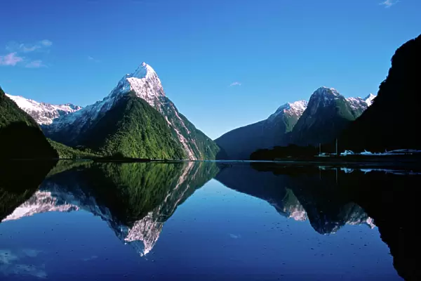 New Zealand, Mitre Peak, Milford Sound, Fiordland National Park