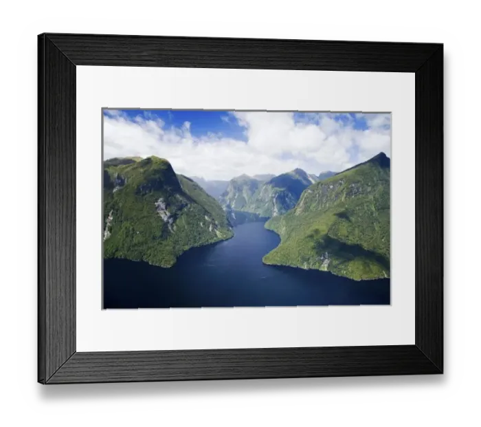 Framed Print : Crooked Arm, Malaspina Reach, Doubtful Sound, Fiordland National Park, South Island Framed Print : Crooked Arm, Malaspina Reach, Doubtful Sound, Fiordland National Park, South Island