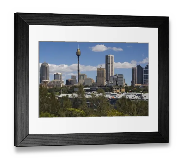 Framed Print : Australia, Sydney, Potts Point. Sydney skyline Framed Print : Australia, Sydney, Potts Point. Sydney skyline