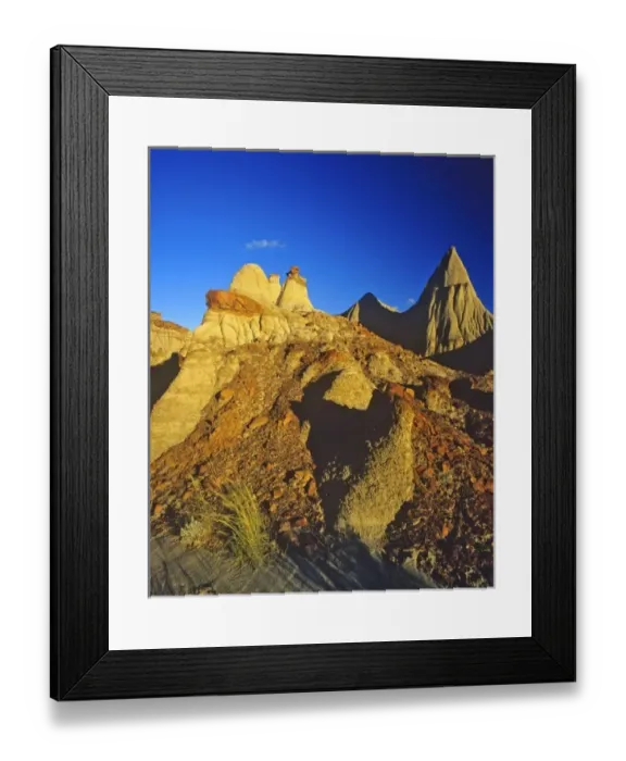 Framed Print : Badlands formations at Dinosaur Provincial Park in Alberta, Canada Framed Print : Badlands formations at Dinosaur Provincial Park in Alberta, Canada