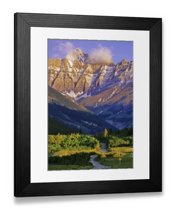 Framed Print : Red Rock Road in
