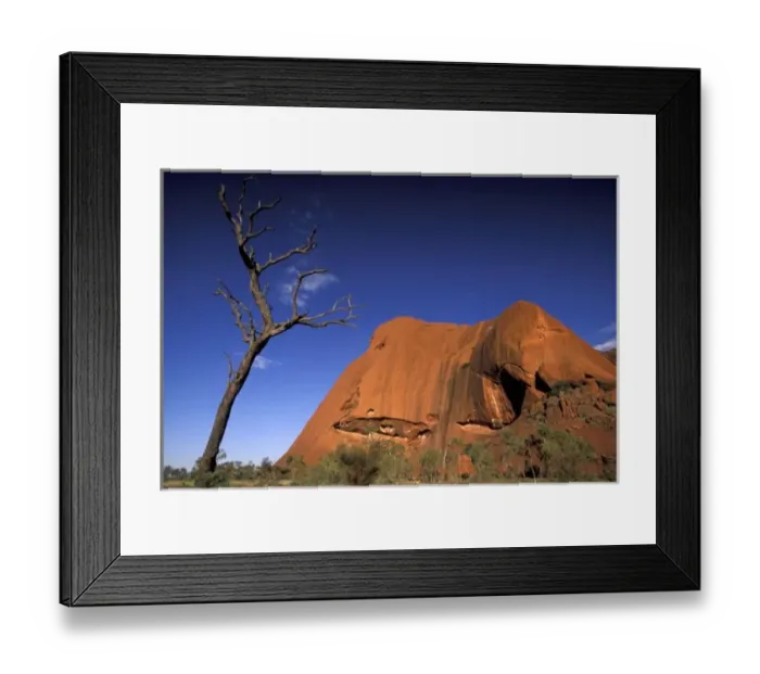 Framed Print : Australia, Uluru Kata Tjuta National Park, Uluru (Ayers Rock) Framed Print : Australia, Uluru Kata Tjuta National Park, Uluru (Ayers Rock)
