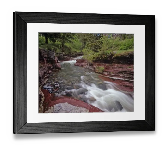 Framed Print : Lost Horse Creek in Waterton Lakes National Park in Alberta, Canada Framed Print : Lost Horse Creek in Waterton Lakes National Park in Alberta, Canada
