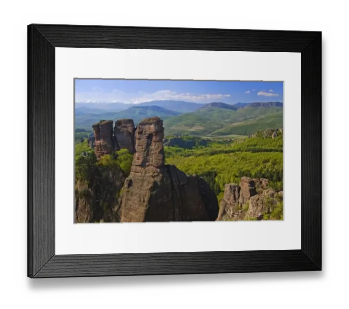 Framed Print : A walk throught Belogradchik Castle Ruins viewing the valley with rock formations Framed Print : A walk throught Belogradchik Castle Ruins viewing the valley with rock formations