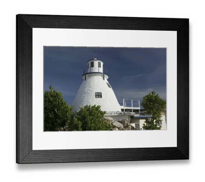 Framed Print : CAYMAN ISLANDS, GRAND CAYMAN, Frank Sound: Old Lighthouse