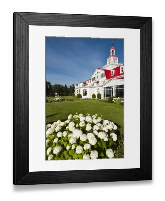 Framed Print : Quebec, Canada. Historic Hotel Tadoussac, Tadoussac Framed Print : Quebec, Canada. Historic Hotel Tadoussac, Tadoussac