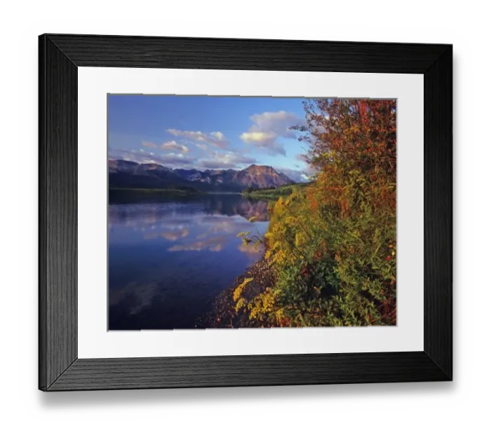 Framed Print : Maskinonge Lake in Waterton Lakes National Park in Alberta, Canada Framed Print : Maskinonge Lake in Waterton Lakes National Park in Alberta, Canada