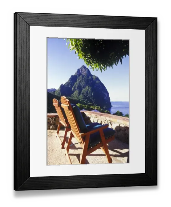 Framed Print : View of Gros Piton Framed Print : View of Gros Piton
