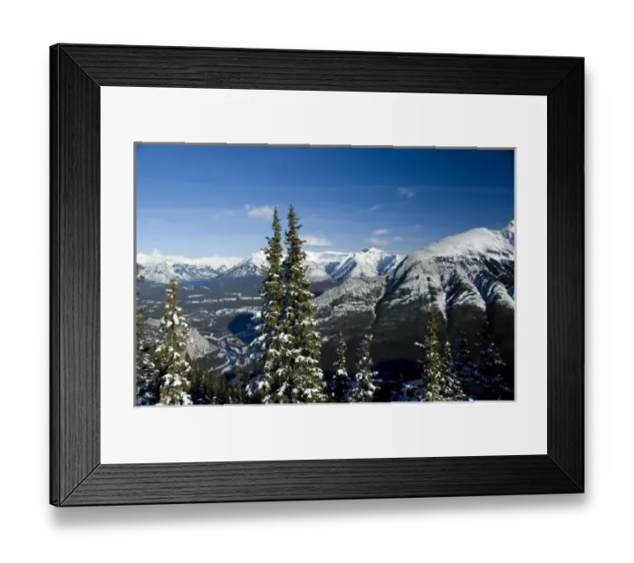 Framed Print : Canada, Alberta, Banff. Views of the Bow Valley from the summit of Sulphur Mountain Framed Print : Canada, Alberta, Banff. Views of the Bow Valley from the summit of Sulphur Mountain