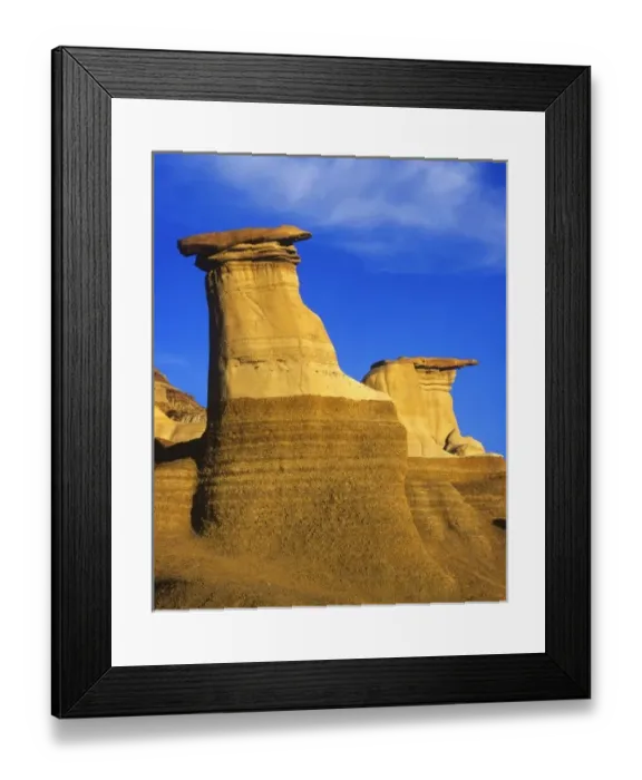 Framed Print : Hoodoos at Drumheller Alberta, Canada Framed Print : Hoodoos at Drumheller Alberta, Canada