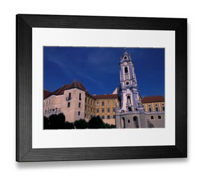 Framed Print : Europe, Austria, Durnstein, Hotel Schloss Durnstein, castle hotel, along the Danube river Framed Print : Europe, Austria, Durnstein, Hotel Schloss Durnstein, castle hotel, along the Danube river