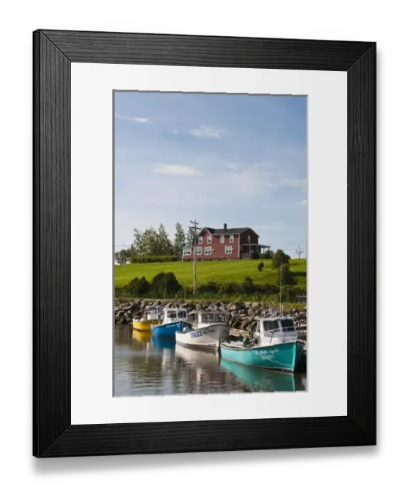 Framed Print : Small fishing village Framed Print : Small fishing village