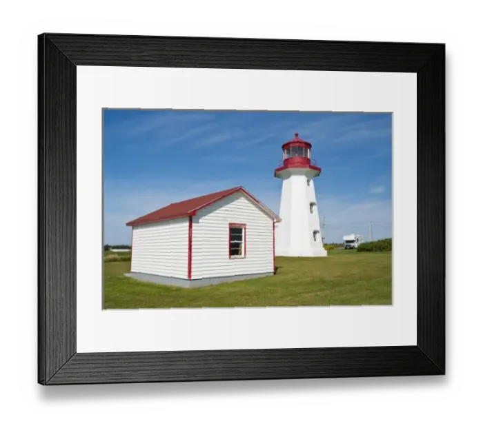 Framed Print : Quebec, Canada. Cap D Espoir Lighthouse Framed Print : Quebec, Canada. Cap D Espoir Lighthouse