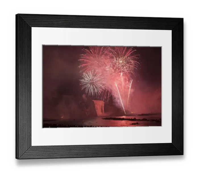 Framed Print : Quebec City, Quebec, Canada. Fireworks at Parc de la Chute-Montmorency (Montmorency Falls Park) Framed Print : Quebec City, Quebec, Canada. Fireworks at Parc de la Chute-Montmorency (Montmorency Falls Park)