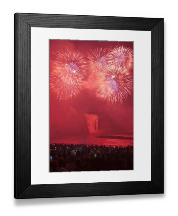 Framed Print : Quebec City, Quebec, Canada. Fireworks at Parc de la Chute-Montmorency (Montmorency Falls Park) Framed Print : Quebec City, Quebec, Canada. Fireworks at Parc de la Chute-Montmorency (Montmorency Falls Park)