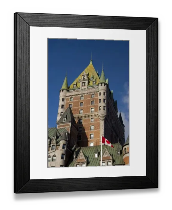 Framed Print : Canada, Quebec, Quebec City. Fairmont Chateau Frontenac Framed Print : Canada, Quebec, Quebec City. Fairmont Chateau Frontenac