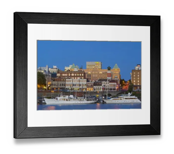 Framed Print : The inner harbour at Victoria British Columbia
