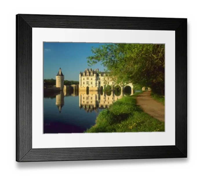 Framed Print : Chenonceau Chateau, Loire Valley, Indre-et-Loire, France, River Cher Framed Print : Chenonceau Chateau, Loire Valley, Indre-et-Loire, France, River Cher