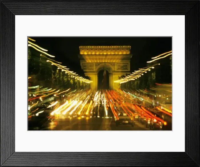 Framed Print : Avenue des Champs-Elysees, Arch of Triumph, Paris, France Framed Print : Avenue des Champs-Elysees, Arch of Triumph, Paris, France