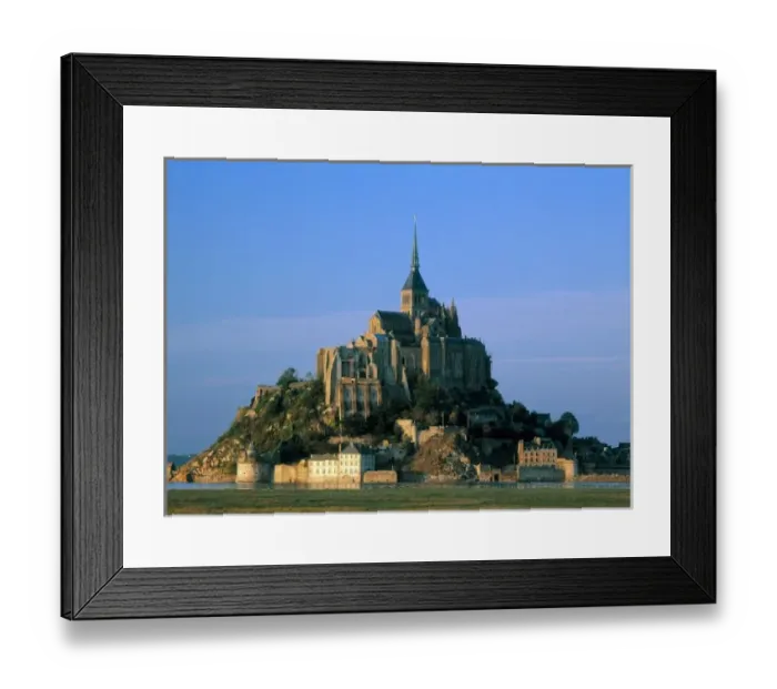 Framed Print : Mont St Michel, Manche, Normandy, France Framed Print : Mont St Michel, Manche, Normandy, France