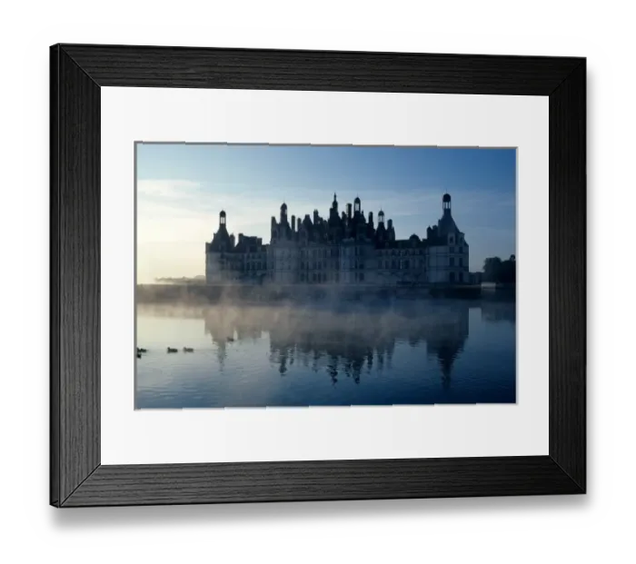 Framed Print : Chateau Chambord at dawn, Loir-et-Cher, Loire Valley, France Framed Print : Chateau Chambord at dawn, Loir-et-Cher, Loire Valley, France